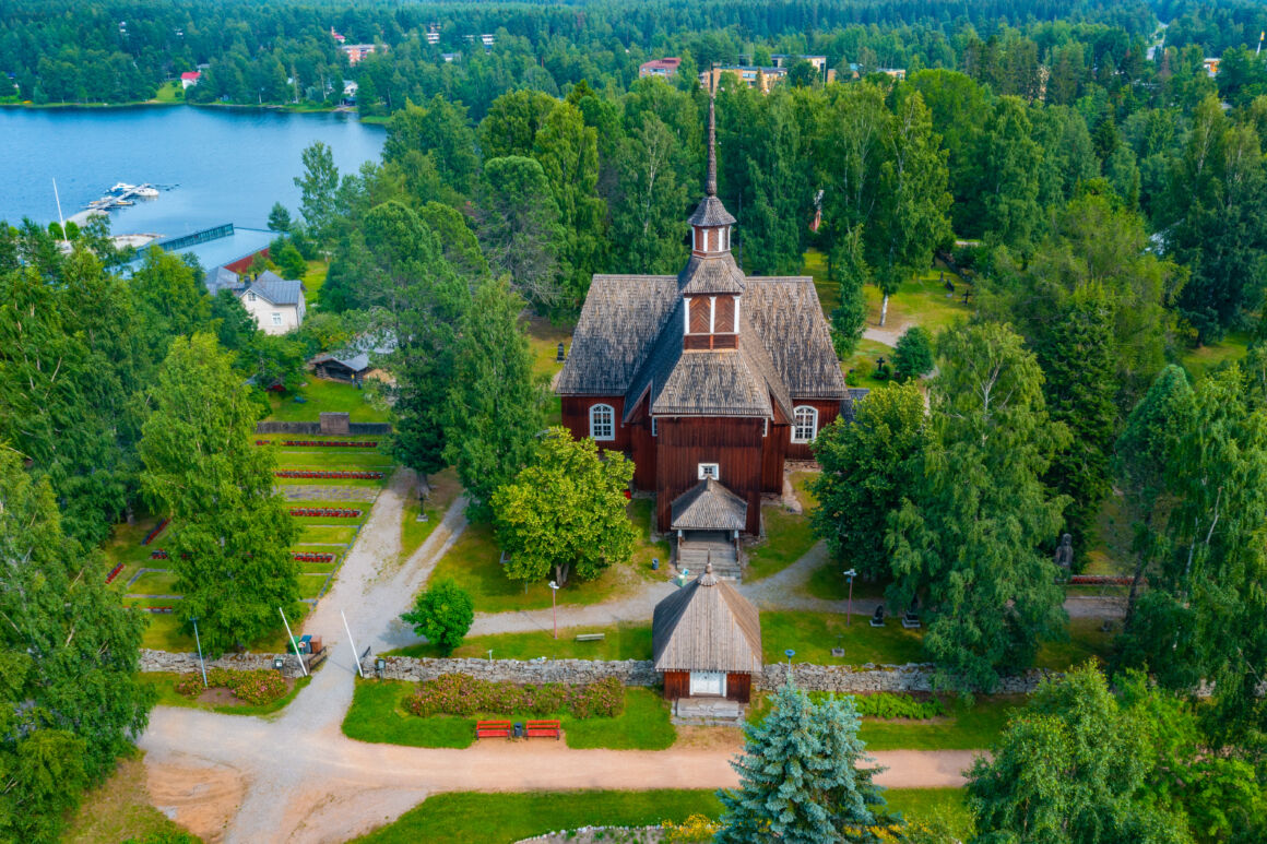 フィンランドの森のイメージ画像