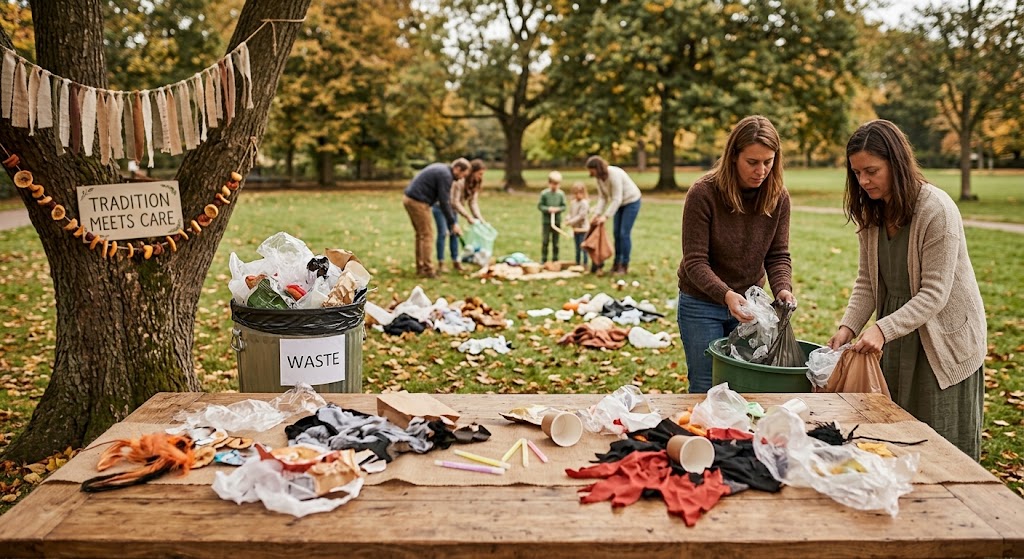 大量のプラスチックごみ問題が懸念されるハロウィンのイベント風景